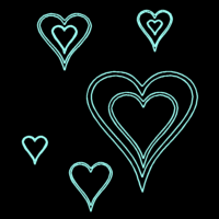 _Teal_Outline_Heart_Background